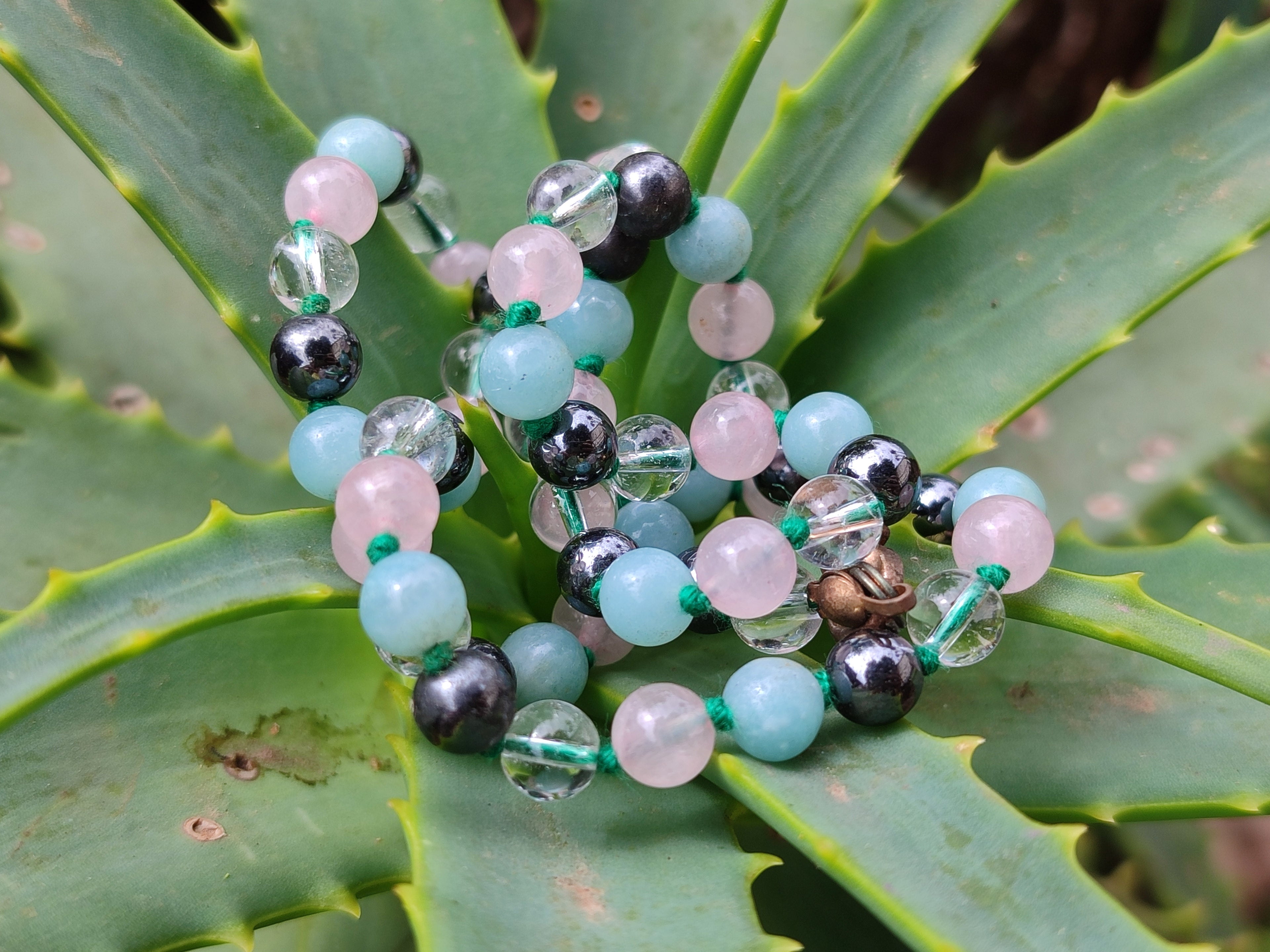 Polished Mixed Stone Bead Necklaces - Sold Per Item - From South Africa - Toprock Gemstones and Minerals 