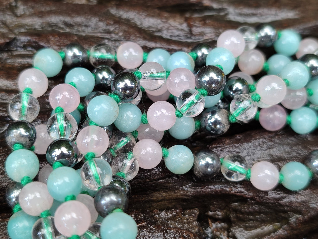 Polished Mixed Stone Bead Necklaces - Sold Per Item - From South Africa - Toprock Gemstones and Minerals 