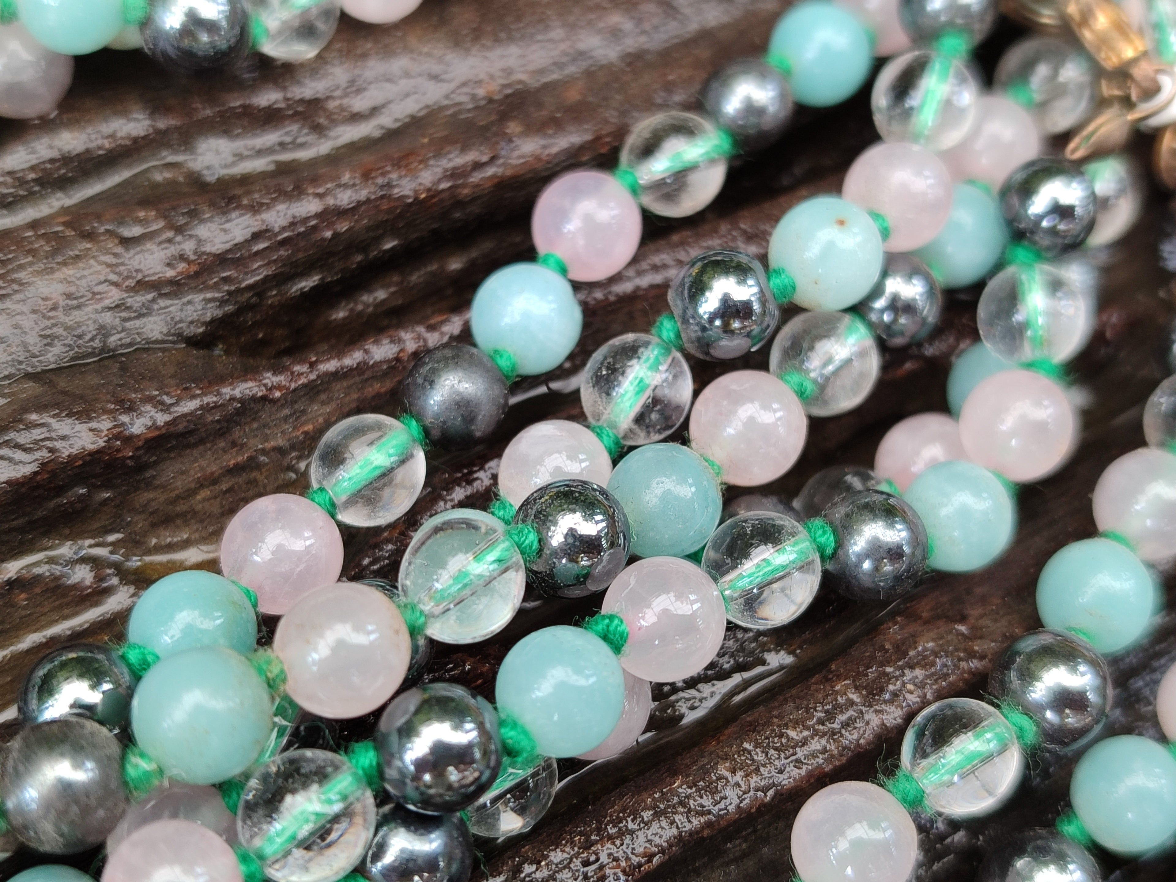 Polished Mixed Stone Bead Necklaces - Sold Per Item - From South Africa - Toprock Gemstones and Minerals 