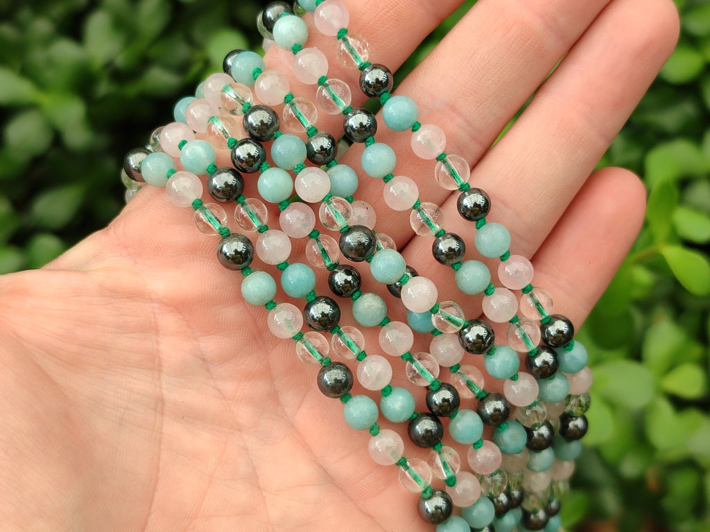 Polished Mixed Stone Bead Necklaces - Sold Per Item - From South Africa - Toprock Gemstones and Minerals 