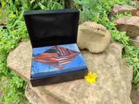 Hand Made Stone Jewellery Box x 1 From Southern Africa