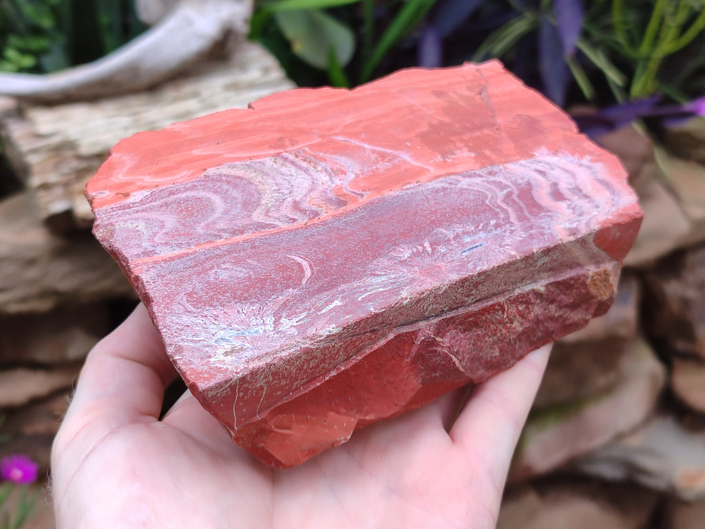 Natural Red Jasper Specimens x 2 From South Africa - Toprock Gemstones and Minerals 