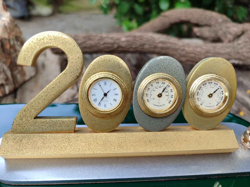 Hand Made Gemstone World Globe Desk Set x 1 From China - Toprock Gemstones and Minerals 