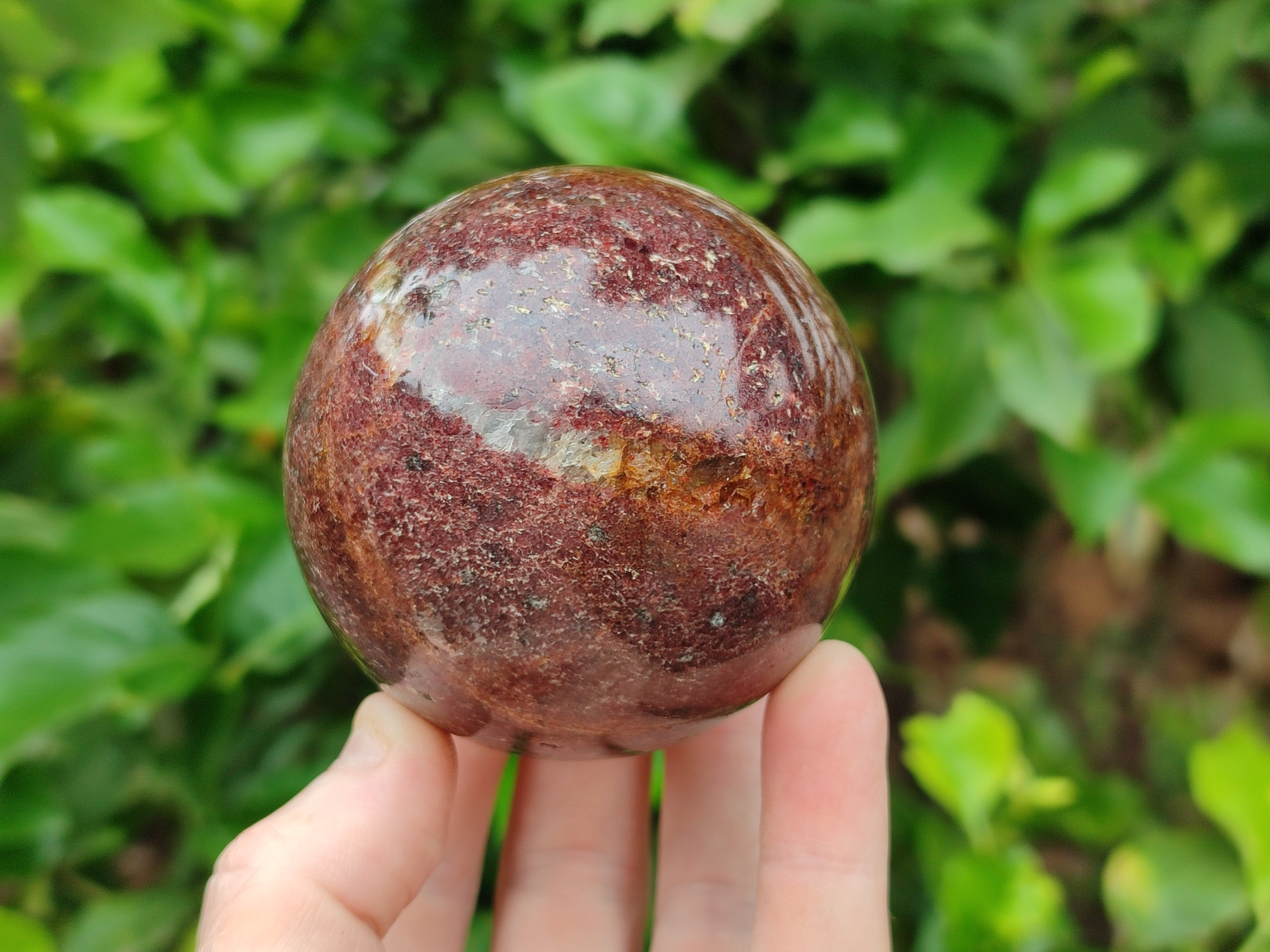 Polished Pyrope Garnet Spheres x 2 From Madagascar - Toprock Gemstones and Minerals 