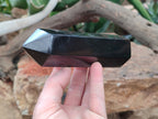 Polished Black Basalt Points x 5 From Antsirabe, Madagascar - Toprock Gemstones and Minerals 