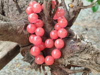 Hand Made Strawberry Quartz Bead Necklaces x 3 From China - Toprock Gemstones and Minerals 