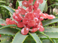 Hand Made Strawberry Quartz Bead Necklaces x 3 From China - Toprock Gemstones and Minerals 