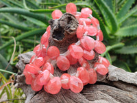 Hand Made Strawberry Quartz Bead Necklaces x 3 From China - Toprock Gemstones and Minerals 