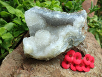 Natural Blue Lace Agate Geode Specimens x 4 From Malawi - Toprock Gemstones and Minerals 