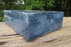 Hand Made Dumortierite Jewellery Box x 1 From Mozambique - Toprock Gemstones and Minerals 