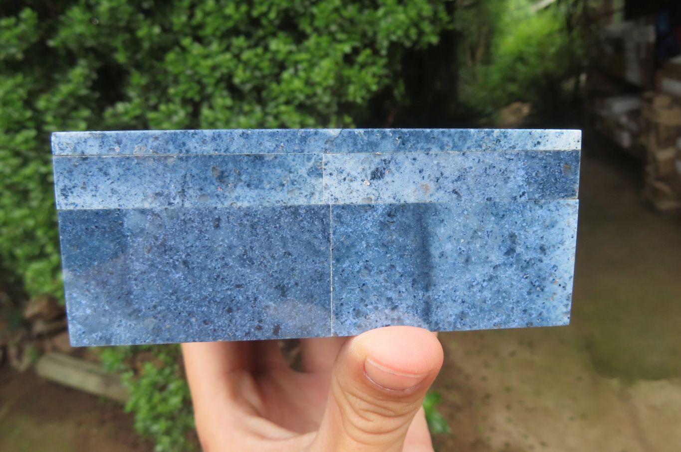 Hand Made Dumortierite Jewellery Box x 1 From Mozambique - Toprock Gemstones and Minerals 