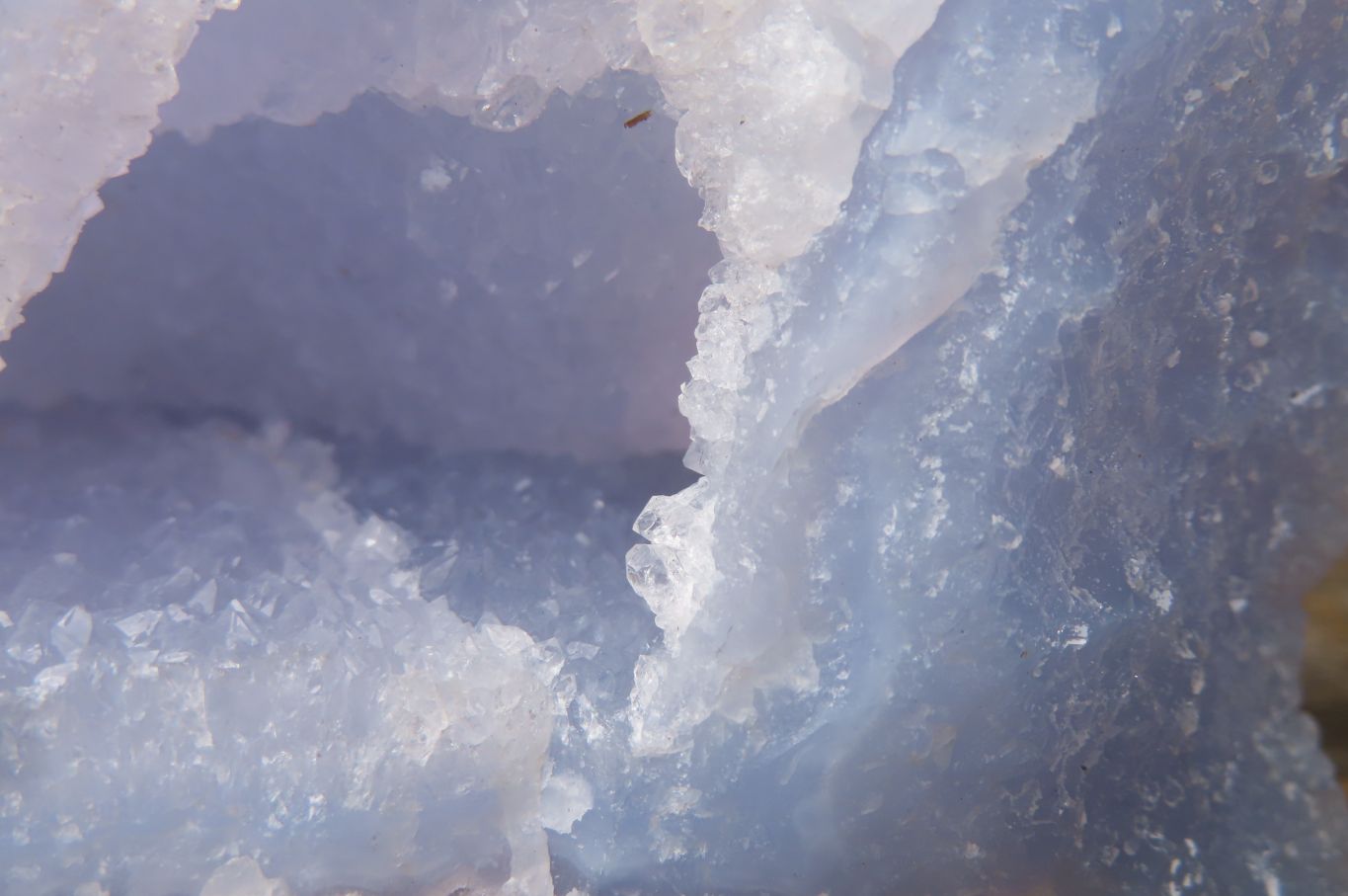 Natural Etched Blue Chalcedony Specimens x 3 From Nsanje, Malawi - Toprock Gemstones and Minerals 