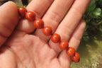 Polished Red Jasper Bead Necklace - Sold Per Item - From South Africa - Toprock Gemstones and Minerals 