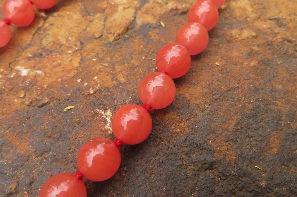 Hand Made Strawberry Quartz Bead Necklaces - Sold Per Item - From China - Toprock Gemstones and Minerals 