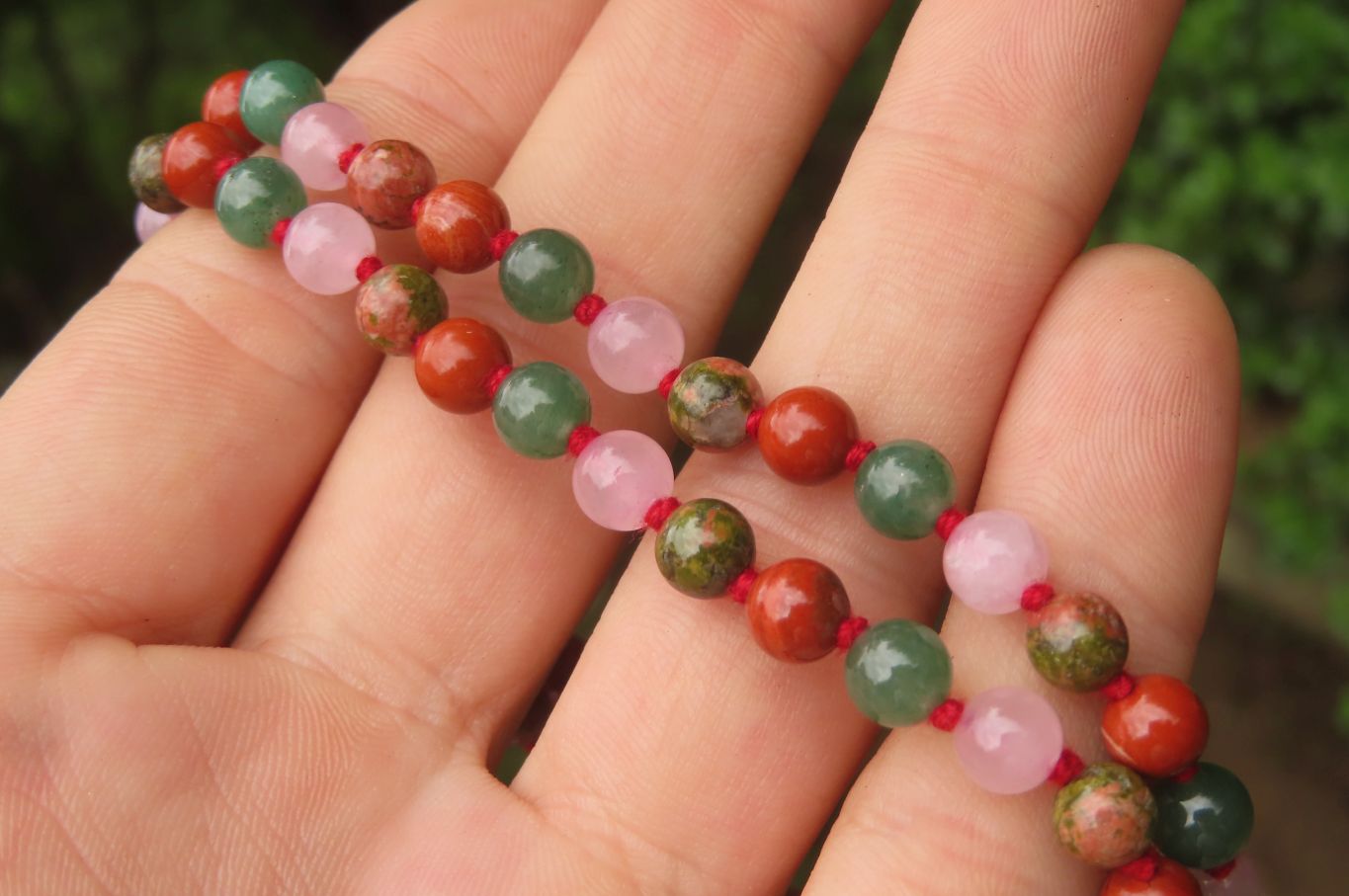 Hand Made Mixed Stone Bead Necklaces - Sold Per Item - From South Africa - Toprock Gemstones and Minerals 