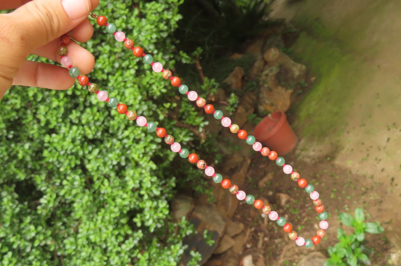 Hand Made Mixed Stone Bead Necklaces - Sold Per Item - From South Africa - Toprock Gemstones and Minerals 