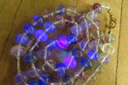 Polished Watermelon Fluorite Beaded Necklace - Sold Per Item - From Namibia - Toprock Gemstones and Minerals 