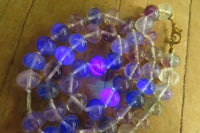 Polished Watermelon Fluorite Beaded Necklace - Sold Per Item - From Namibia