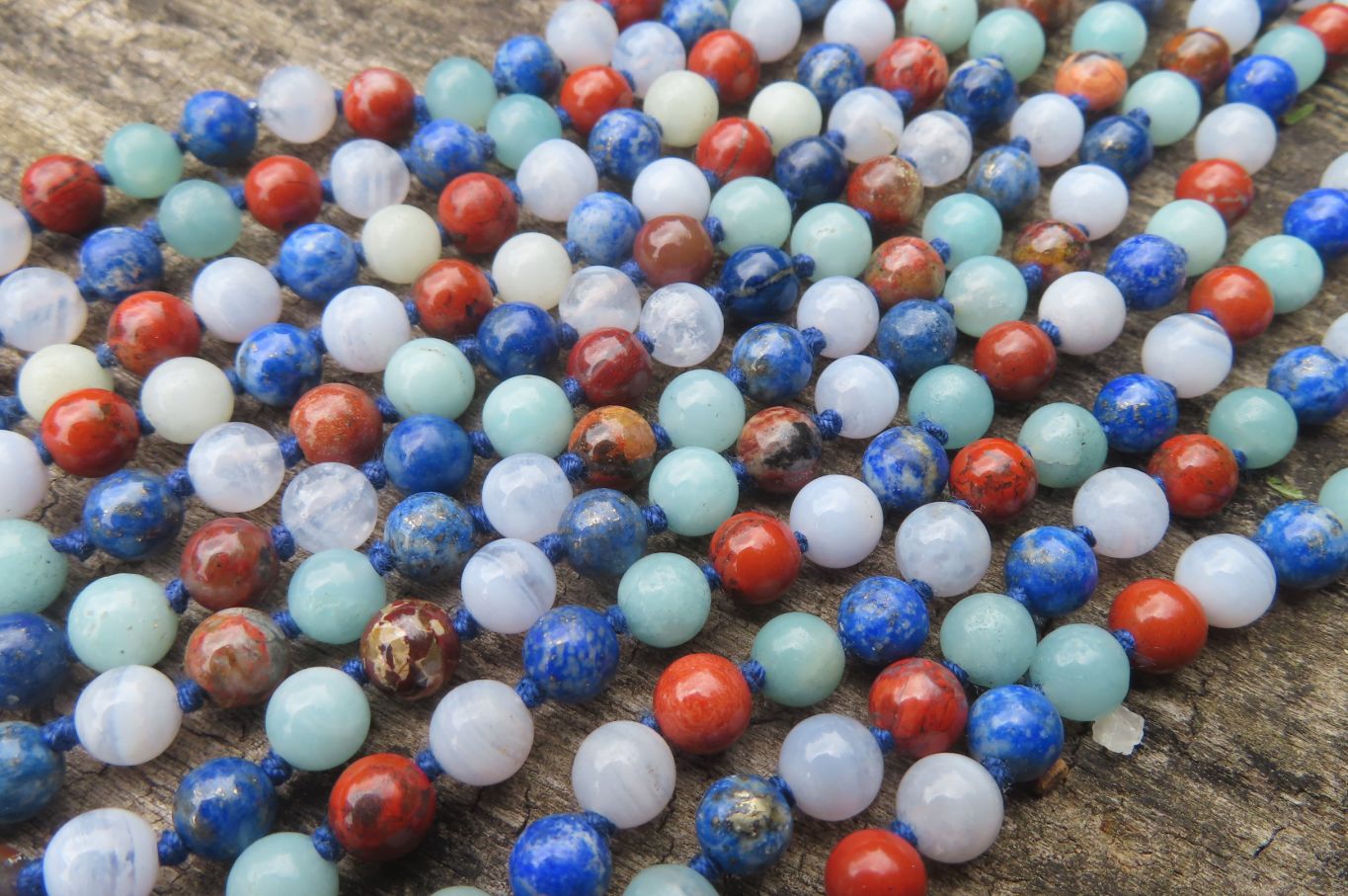 Hand Made Mixed Stone Bead Necklaces - Sold Per Item - From South Africa - Toprock Gemstones and Minerals 