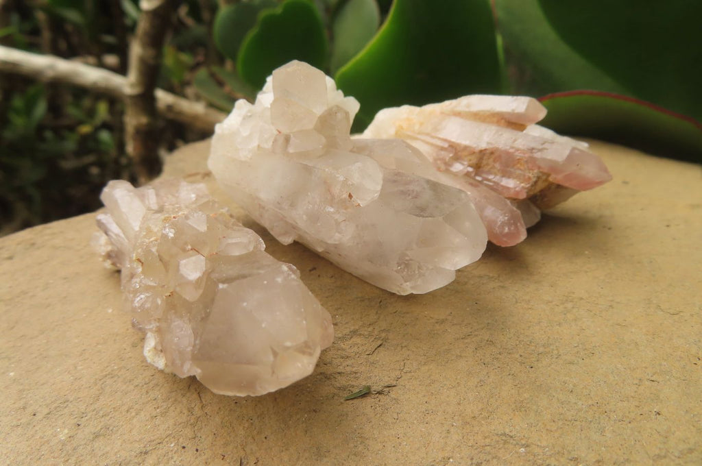 Natural Red Hematoid Quartz Crystals x 35 From Karoi, Zimbabwe - Toprock Gemstones and Minerals 