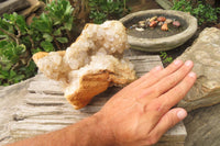Natural Limonite Quartz Cluster x 1 From Solwezi, Zambia - Toprock Gemstones and Minerals 