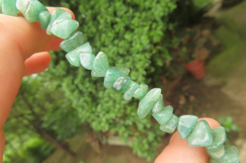 Hand Made Aventurine Necklaces x 3 From Zimbabwe - Toprock Gemstones and Minerals 