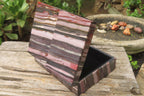 Hand Made Tiger Iron Jasper Jewellery Box x 1 From Northern Cape, South Africa - Toprock Gemstones and Minerals 