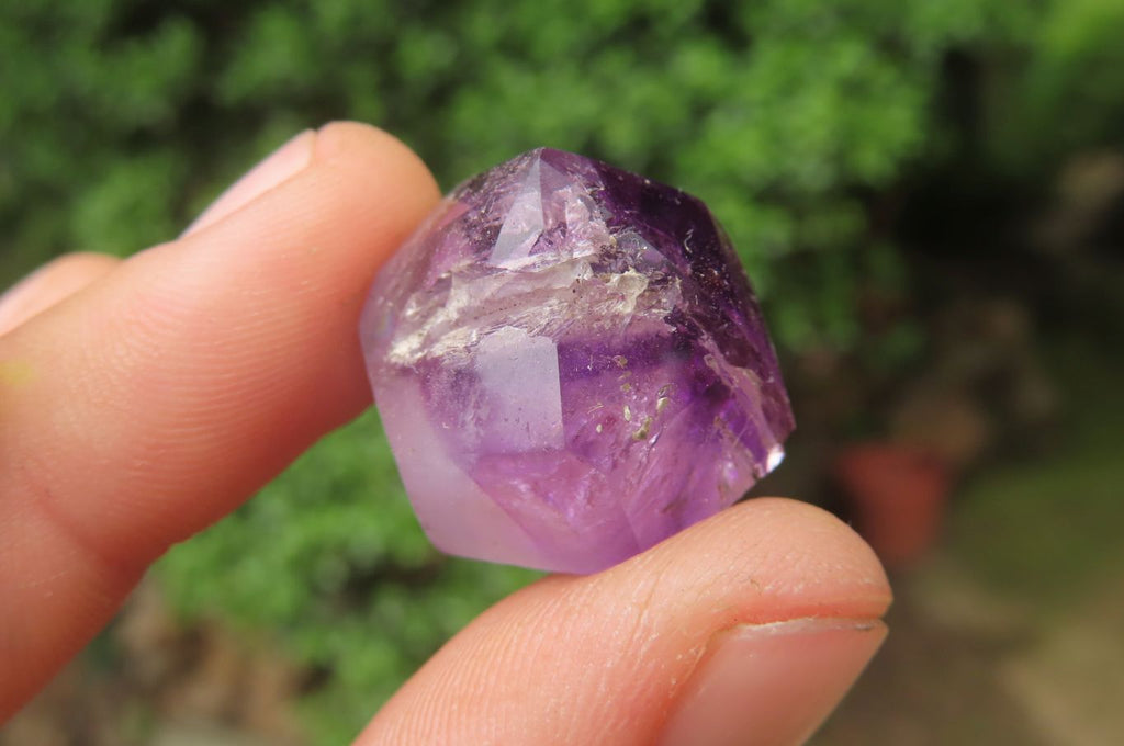 Polished Smokey Amethyst Quartz Crystals x 20 From Akansobe, Madagascar - Toprock Gemstones and Minerals 