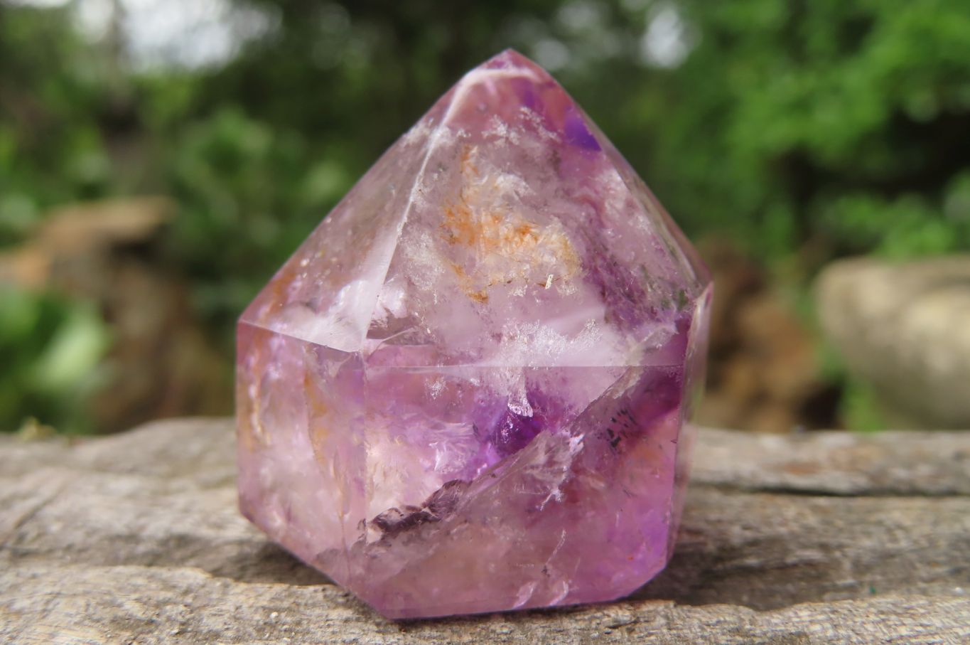 Polished Smokey Amethyst Quartz Crystals x 20 From Akansobe, Madagascar - Toprock Gemstones and Minerals 