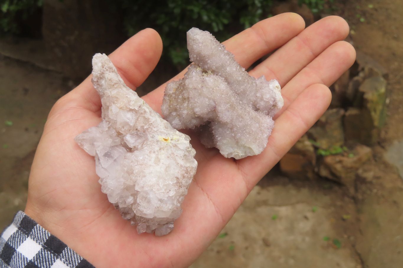 Natural Spirit Quartz Clusters x 12 From Boekenhouthoek, South Africa - Toprock Gemstones and Minerals 