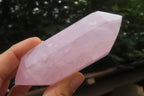 Polished Double Terminated Rose Quartz Points x 3 From Ambatondrazaka, Madagascar - Toprock Gemstones and Minerals 