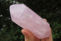 Polished Double Terminated Rose Quartz Points x 3 From Ambatondrazaka, Madagascar - Toprock Gemstones and Minerals 