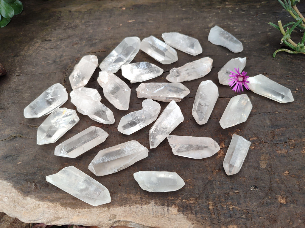 Natural Clear Quartz Crystals x 68 From Madagascar - Toprock Gemstones and Minerals 