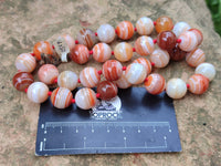 Polished Sardonyx Tibetan Agate Bead Necklace - Sold Per Item- From Tibet