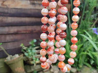 Polished Sardonyx Tibetan Agate Bead Necklace - Sold Per Item- From Tibet