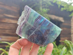Polished On One Side Watermelon Fluorite x 4 From Uis, Namibia - Toprock Gemstones and Minerals 