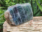 Polished On One Side Watermelon Fluorite x 4 From Uis, Namibia - Toprock Gemstones and Minerals 