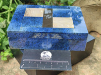 Hand Made Dumortierite Jewellery Box x 1 From Southern Africa - Toprock Gemstones and Minerals 
