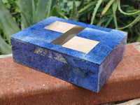 Hand Made Dumortierite Jewellery Box x 1 From Southern Africa - Toprock Gemstones and Minerals 