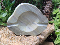 Hand Made Butter Jade Ashtrays x 2 From South Africa