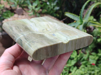 Hand Made Butter Jade Ashtrays x 2 From South Africa