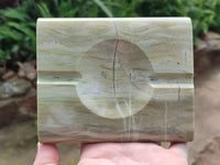 Hand Made Butter Jade Ashtrays x 2 From South Africa