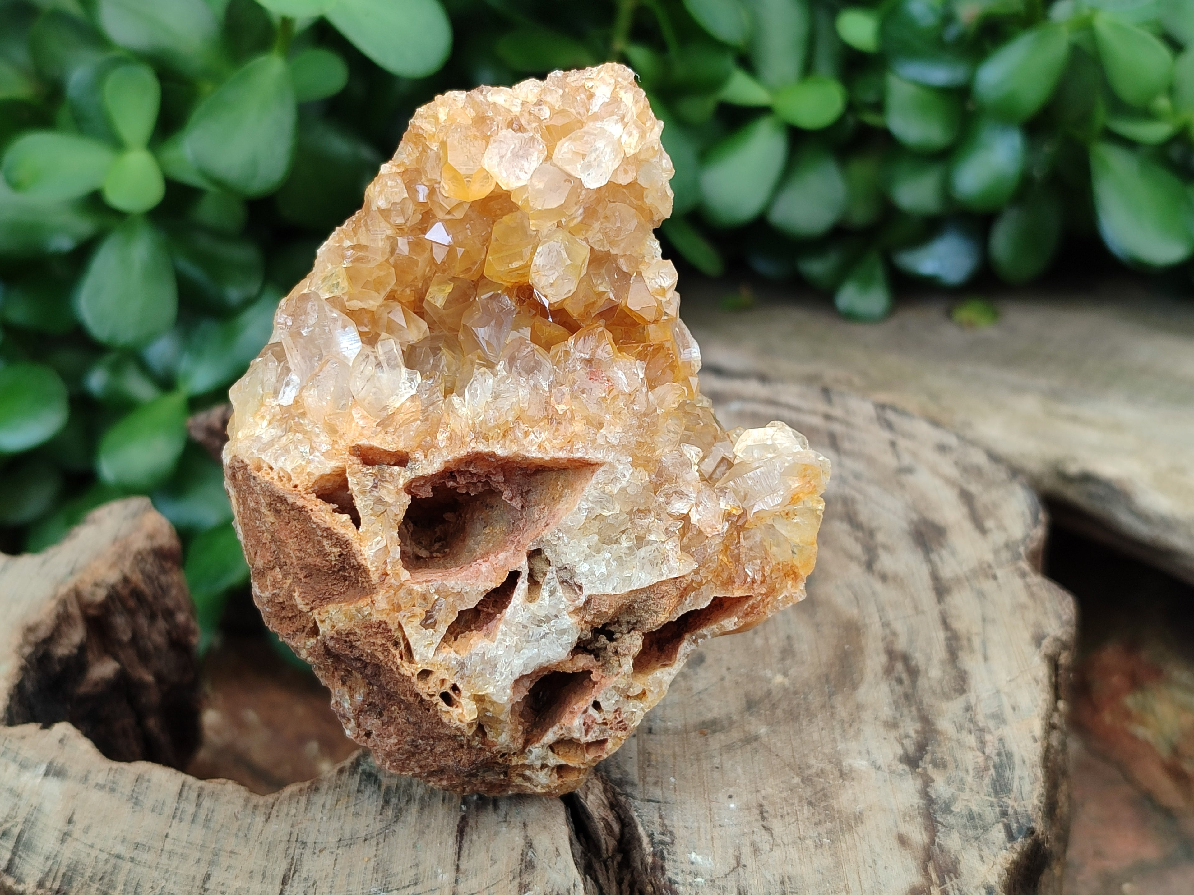 Natural Limonite Quartz Geodes x 12 From Solwezi, Zambia - Toprock Gemstones and Minerals 