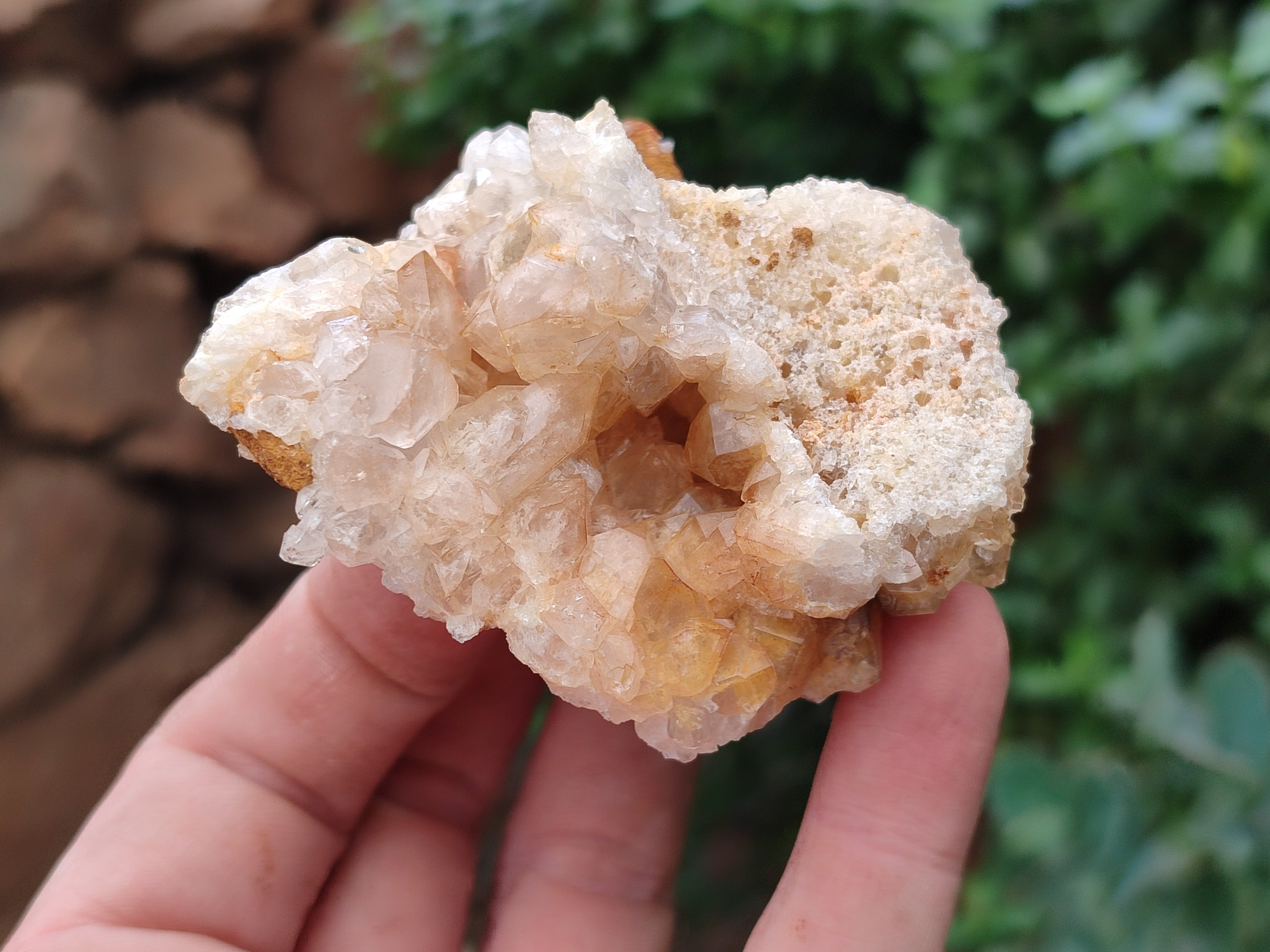 Natural Limonite Quartz Geodes x 12 From Solwezi, Zambia - Toprock Gemstones and Minerals 
