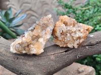 Natural Limonite Quartz Geodes x 12 From Solwezi, Zambia - Toprock Gemstones and Minerals 