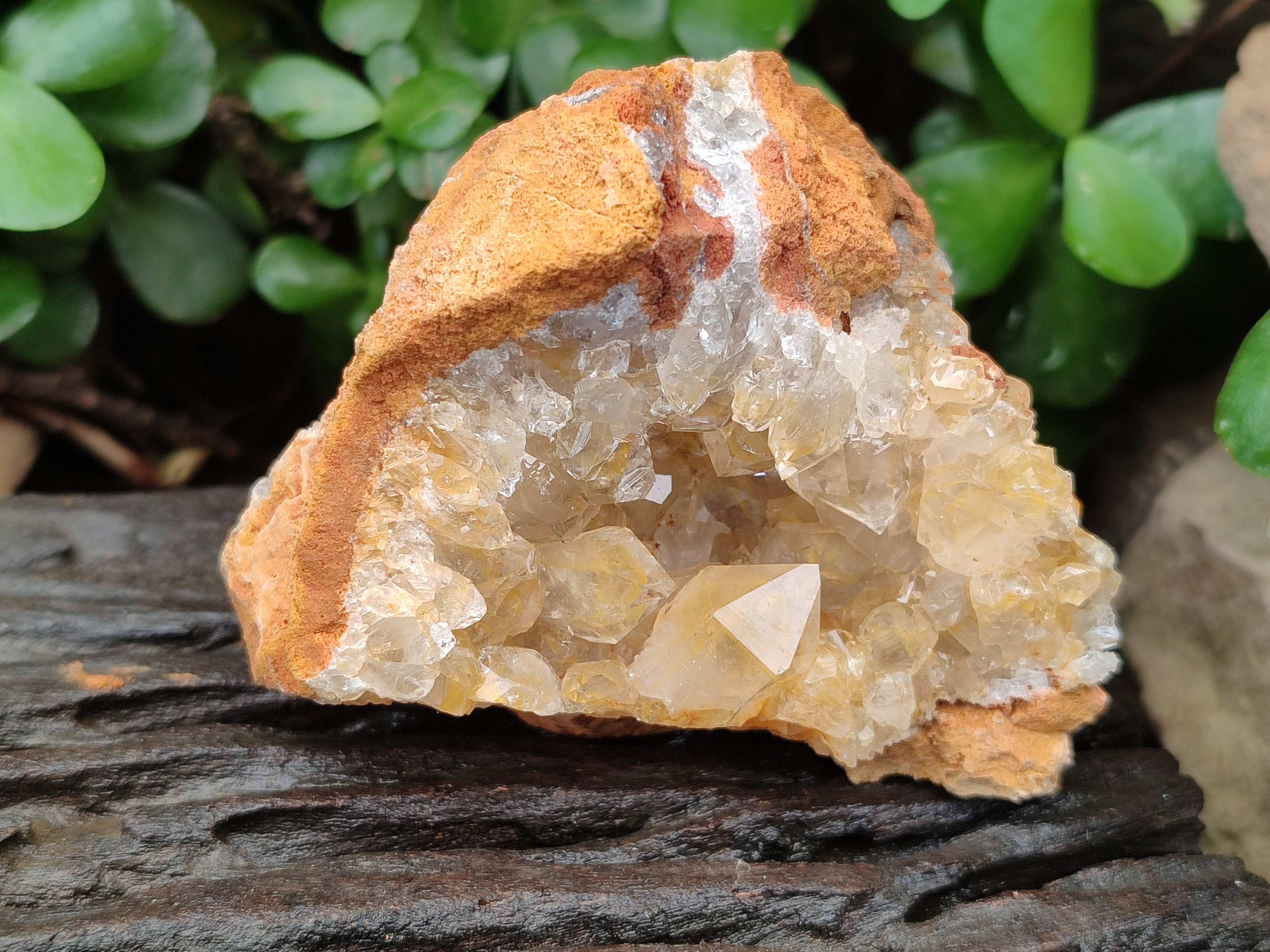 Natural Limonite Quartz Geodes x 12 From Solwezi, Zambia - Toprock Gemstones and Minerals 