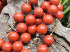 Polished Red Jasper Bead Necklace - Sold Per Item - From South Africa - Toprock Gemstones and Minerals 