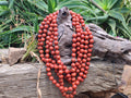 Polished Red Jasper Bead Necklace - Sold Per Item - From South Africa - Toprock Gemstones and Minerals 