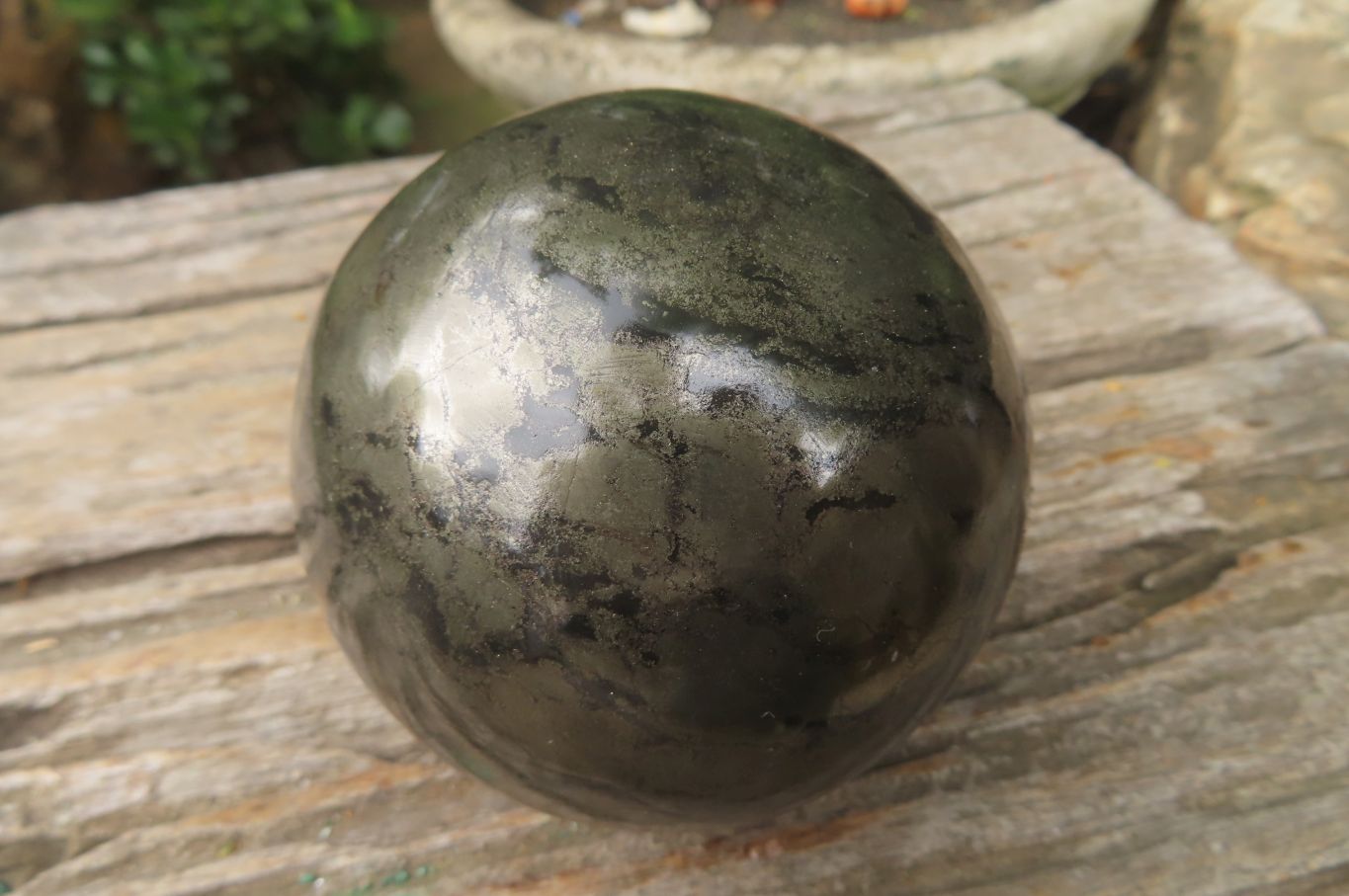 Polished Pharaoh Stone Spheres x 3 From Zimbabwe - Toprock Gemstones and Minerals 