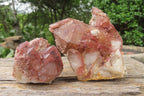 Natural Red Hematoid Quartz Clusters x 6 From Karoi, Zimbabwe - Toprock Gemstones and Minerals 